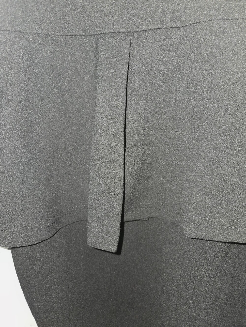 Runwind Women's 2X Black Peplum Dress - Stylish Office Church - Picture 4 of 11